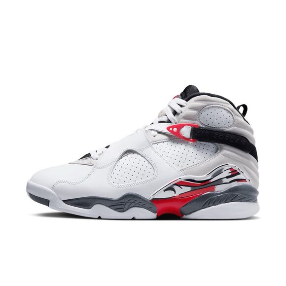 Rare Nike Air Jordan 8 Retro Bugs Bunny 2025 White True Red 305381-100 Sz 18 DS main image 8